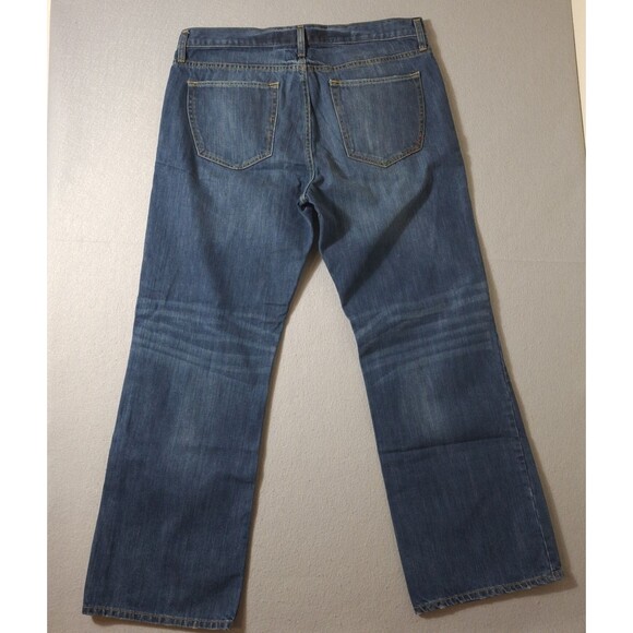 Banana Republic Jeans Mens 36x32 Blue Denim Relaxed Fit Straight Leg Casual - Picture 10 of 12